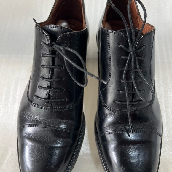 Cole Haan Mens Shoes Black Williams Cap Toe Oxford Leather Vibram Italy 7.5B - Picture 5 of 16
